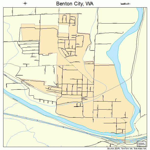 Benton City, WA street map