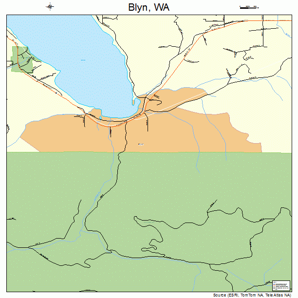 Blyn, WA street map