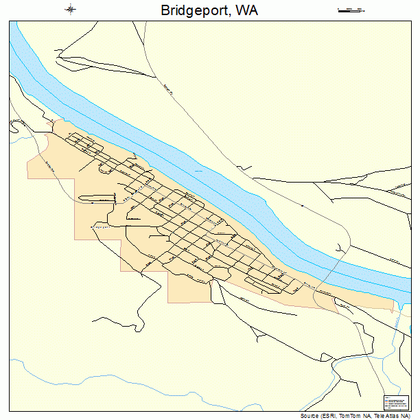 Bridgeport, WA street map