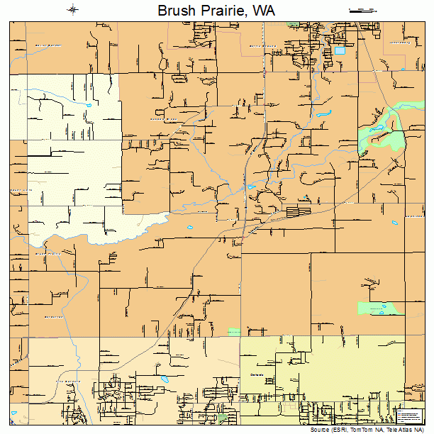 Brush Prairie, WA street map