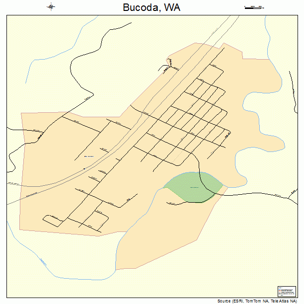Bucoda, WA street map