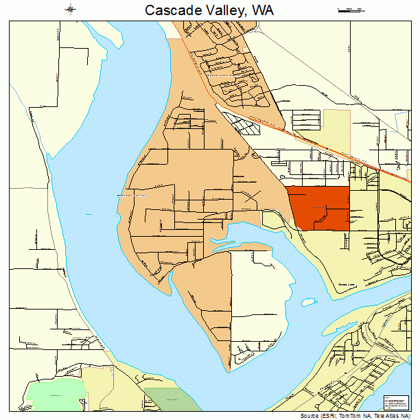 Cascade Valley, WA street map