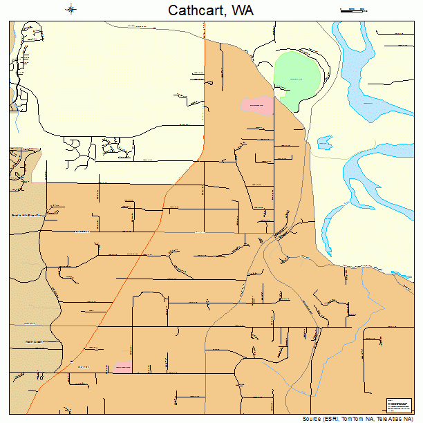 Cathcart, WA street map