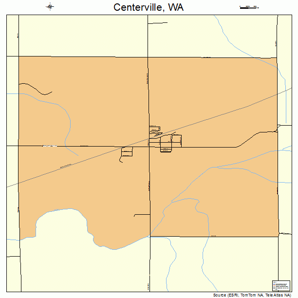 Centerville, WA street map