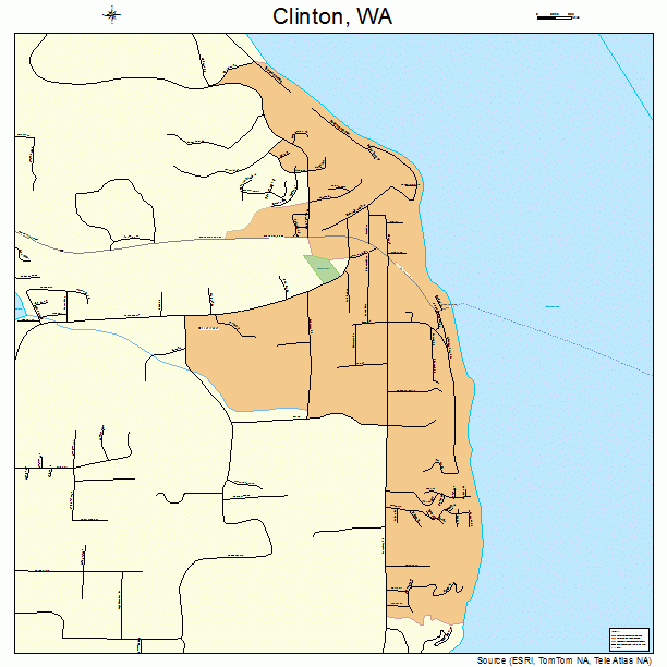 Clinton, WA street map