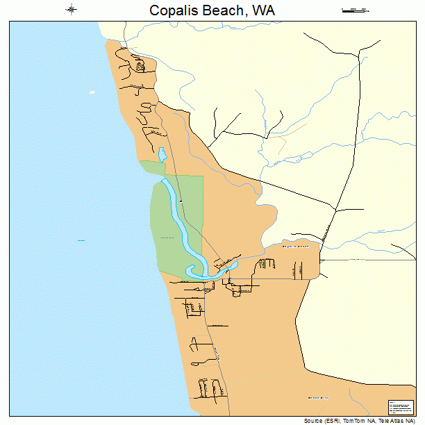 Copalis Beach, WA street map