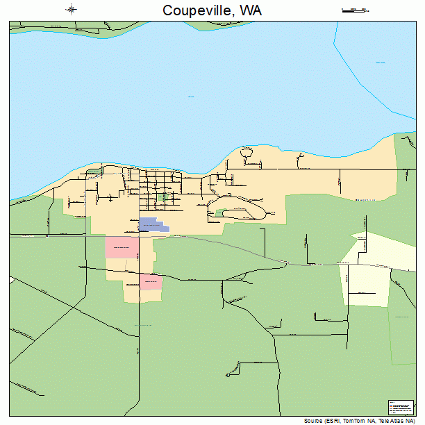 Coupeville, WA street map