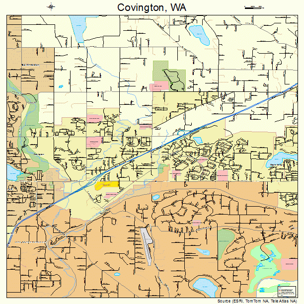Covington, WA street map