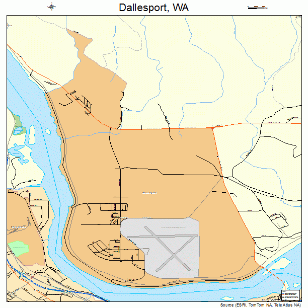 Dallesport, WA street map