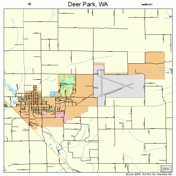 Deer Park WA Map