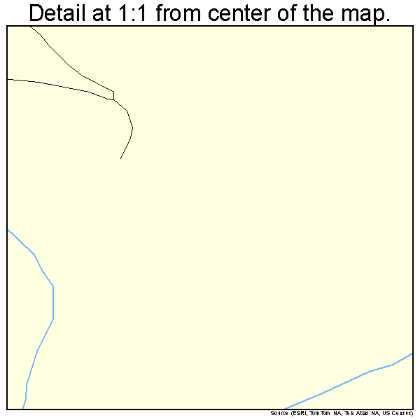 Roosevelt, Washington road map detail