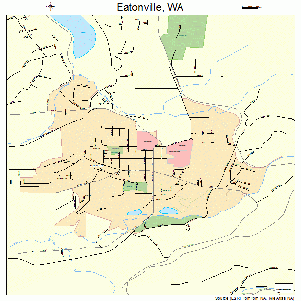 Eatonville, WA street map