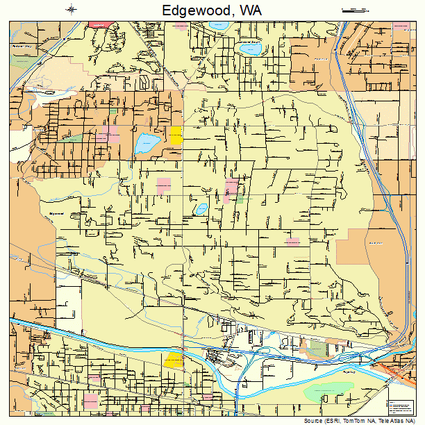 Edgewood, WA street map