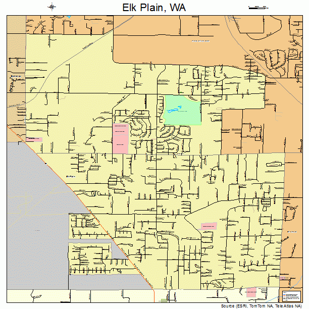 Elk Plain, WA street map