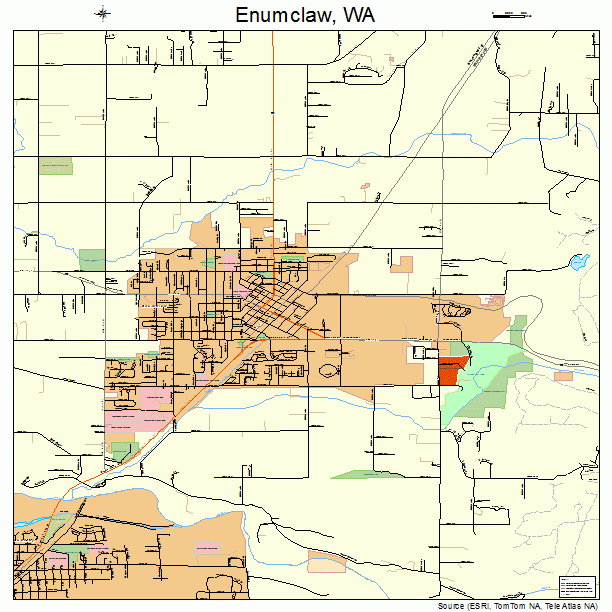 Enumclaw, WA street map