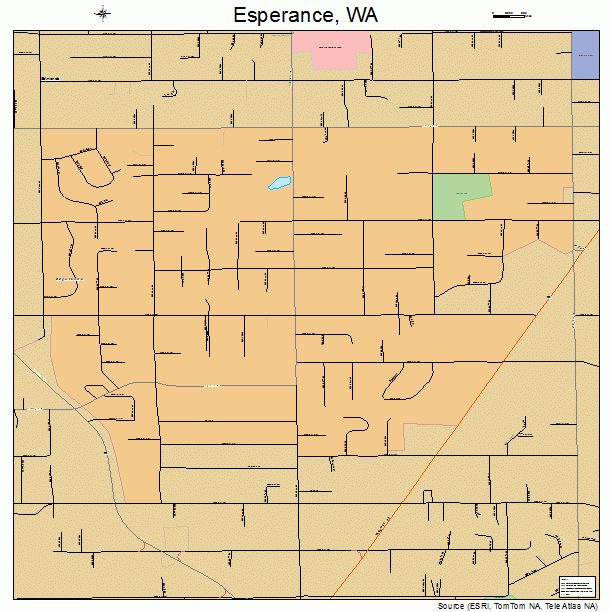 Esperance, WA street map