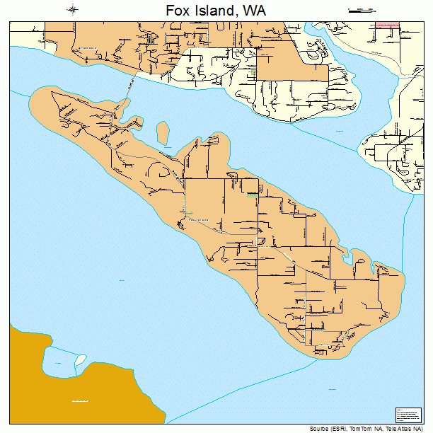 Fox Island, WA street map