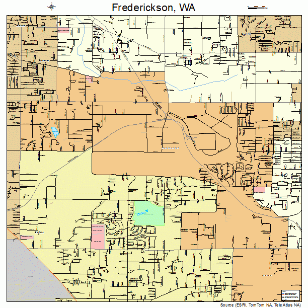 Frederickson, WA street map