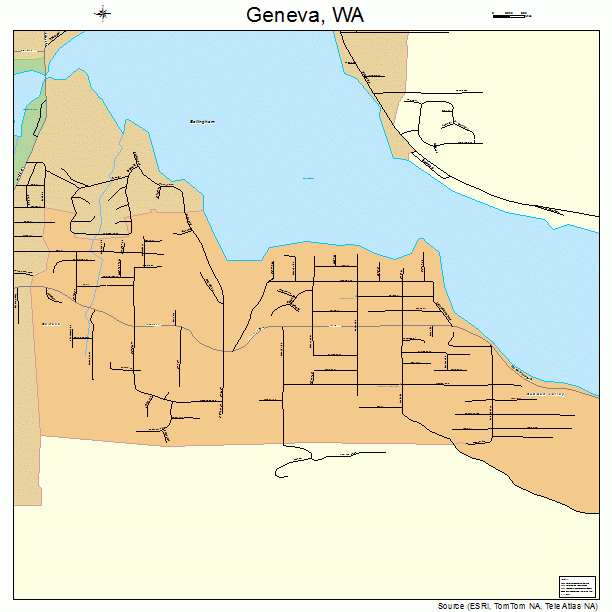 Geneva, WA street map