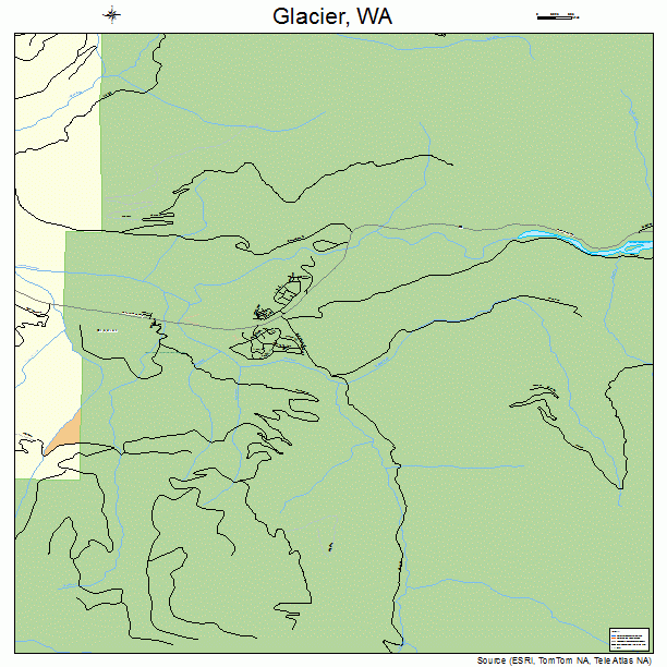 Glacier, WA street map