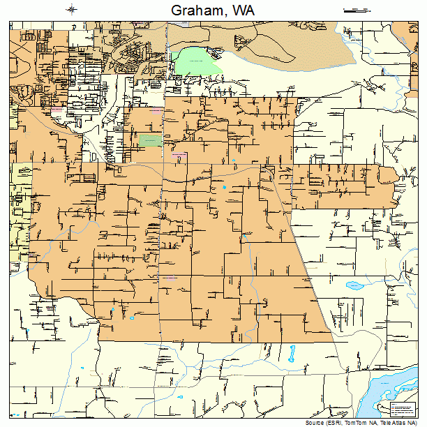 Graham, WA street map