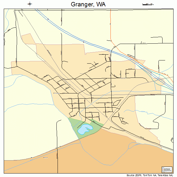 Granger, WA street map