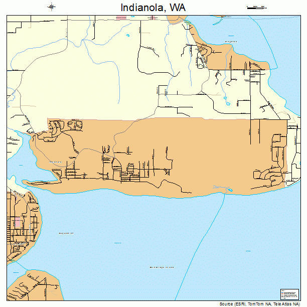 Indianola, WA street map