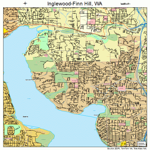 Inglewood-Finn Hill, WA street map