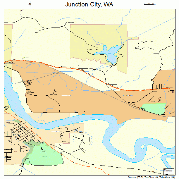 Junction City, WA street map