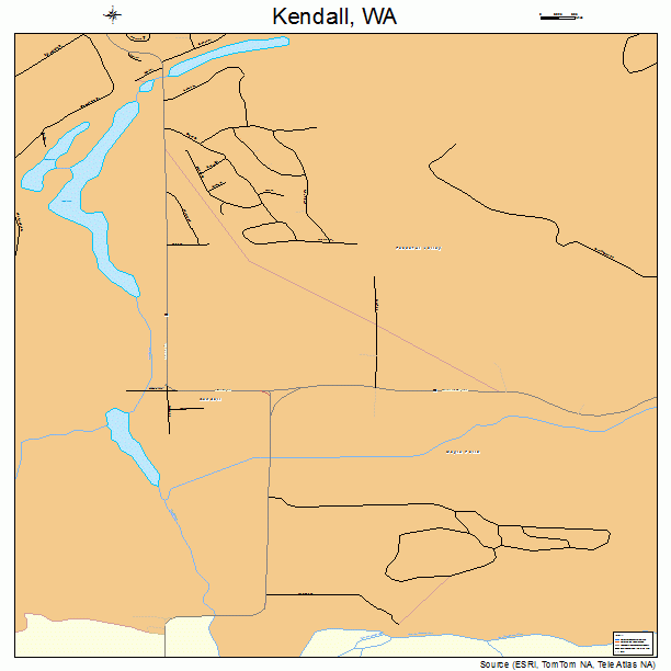 Kendall, WA street map