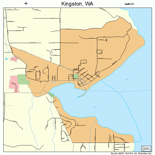 Kingston, WA street map