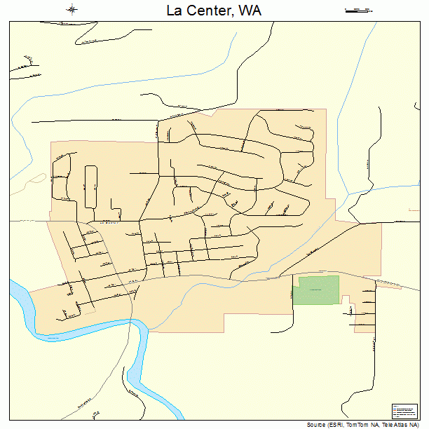 La Center, WA street map