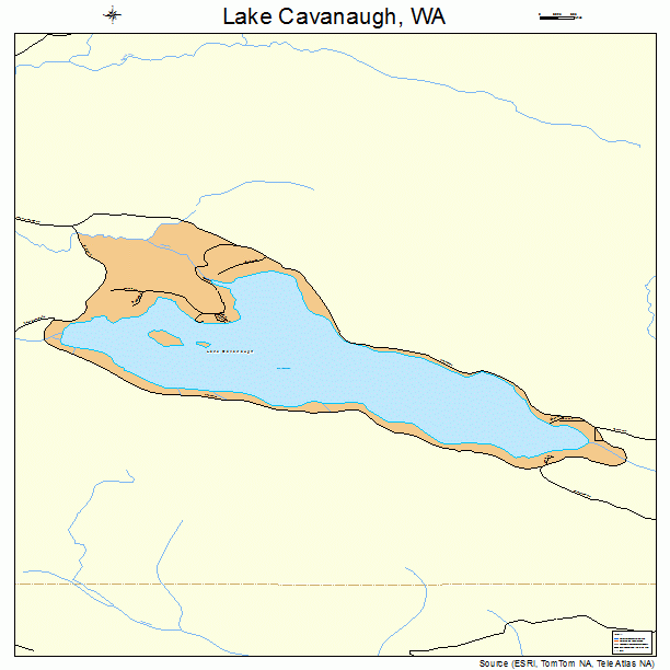 Lake Cavanaugh, WA street map