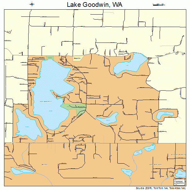 Lake Goodwin, WA street map