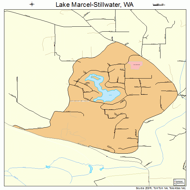 Lake Marcel-Stillwater, WA street map