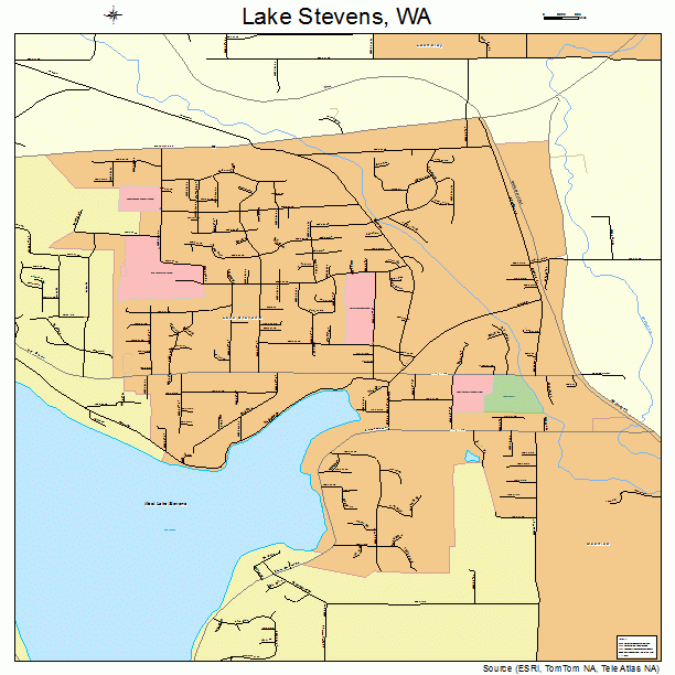 Lake Stevens, WA street map