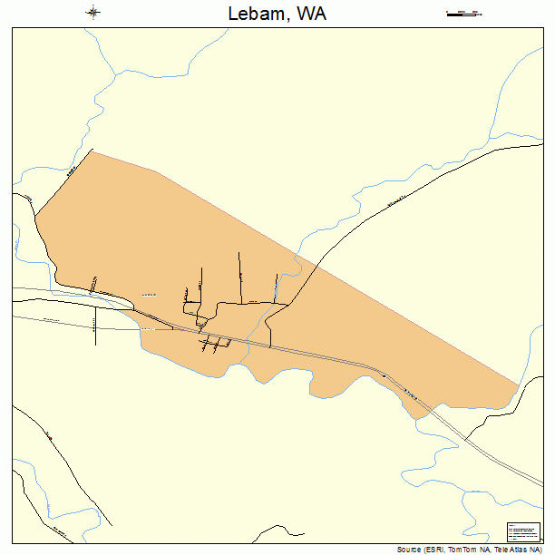 Lebam, WA street map