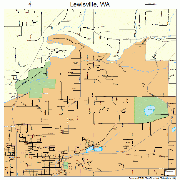 Lewisville, WA street map