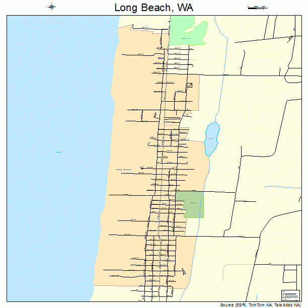 Long Beach, WA street map