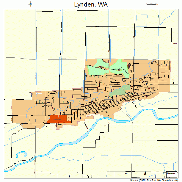 Lynden, WA street map