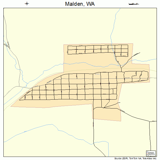 Malden, WA street map