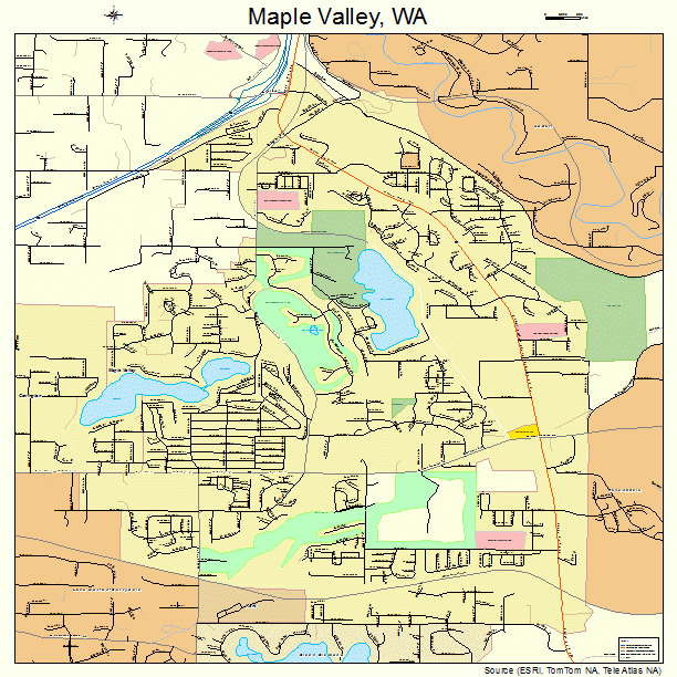 Maple Valley, WA street map