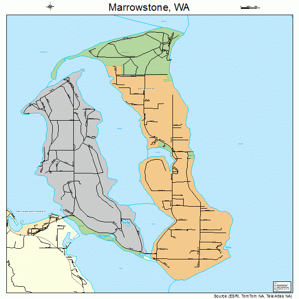 Marrowstone, WA street map