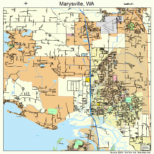 Marysville, WA street map