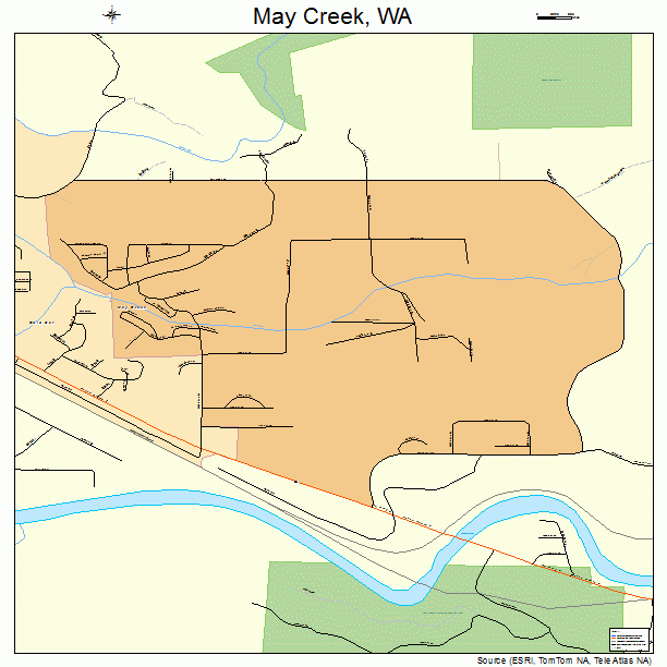 May Creek, WA street map