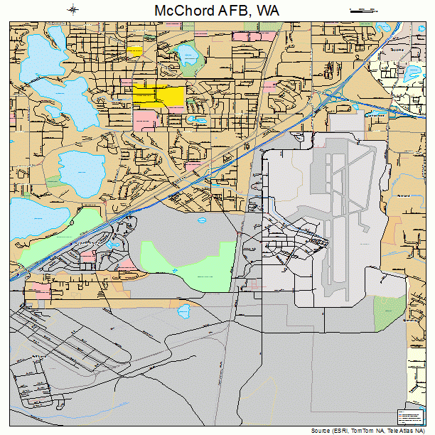 McChord AFB, WA street map