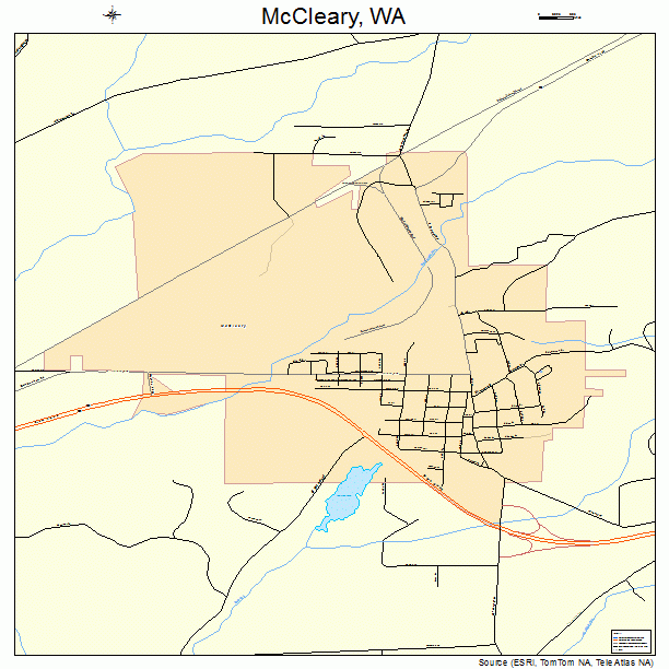 McCleary, WA street map