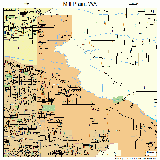 Mill Plain, WA street map