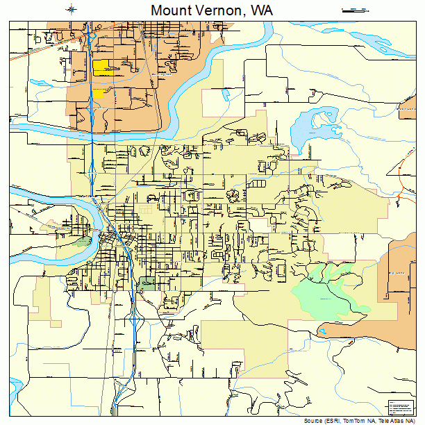 Mount Vernon, WA street map