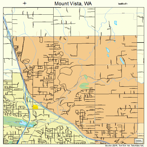 Mount Vista, WA street map